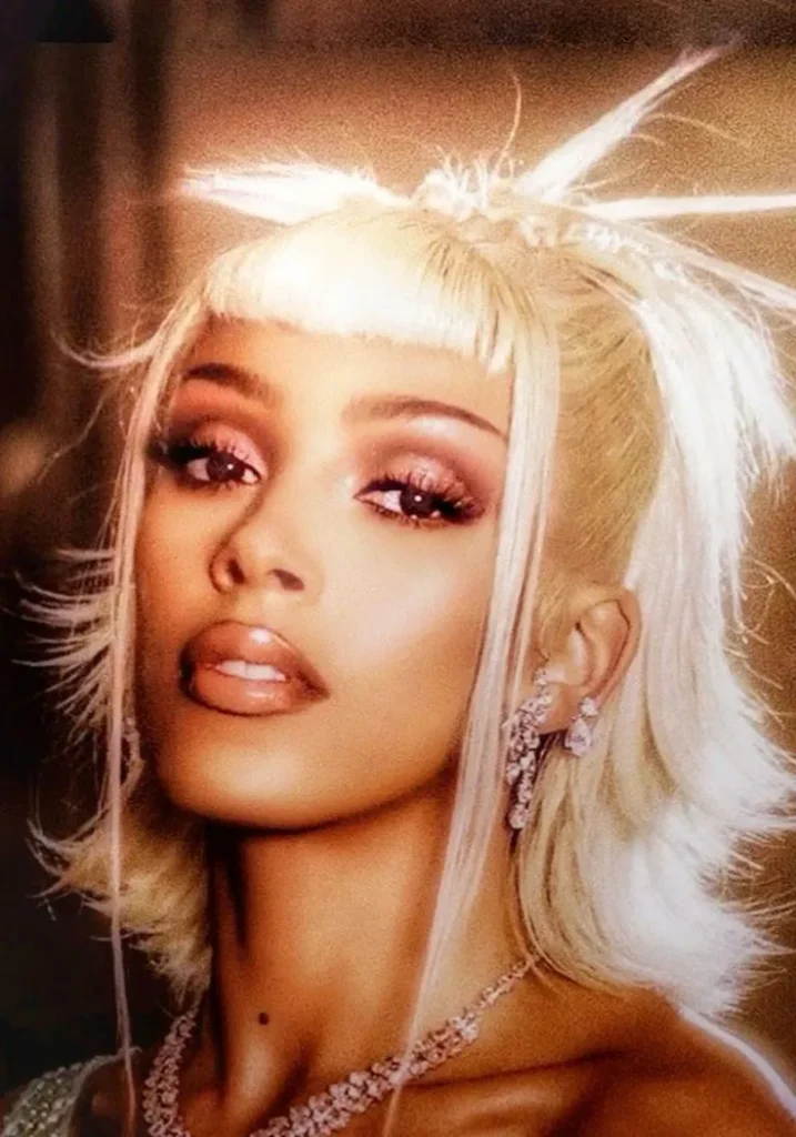 Doja Cat inwolf cut mullet