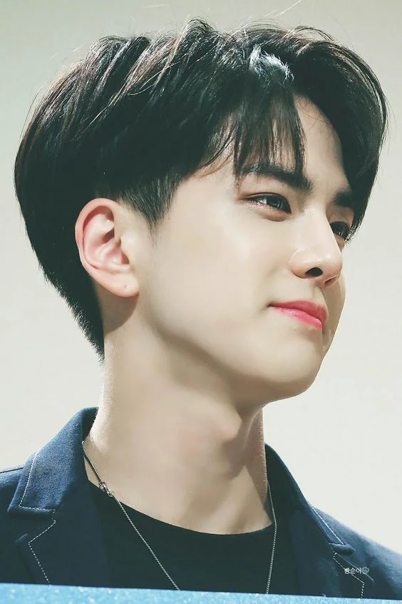 korean wolf cut Men
