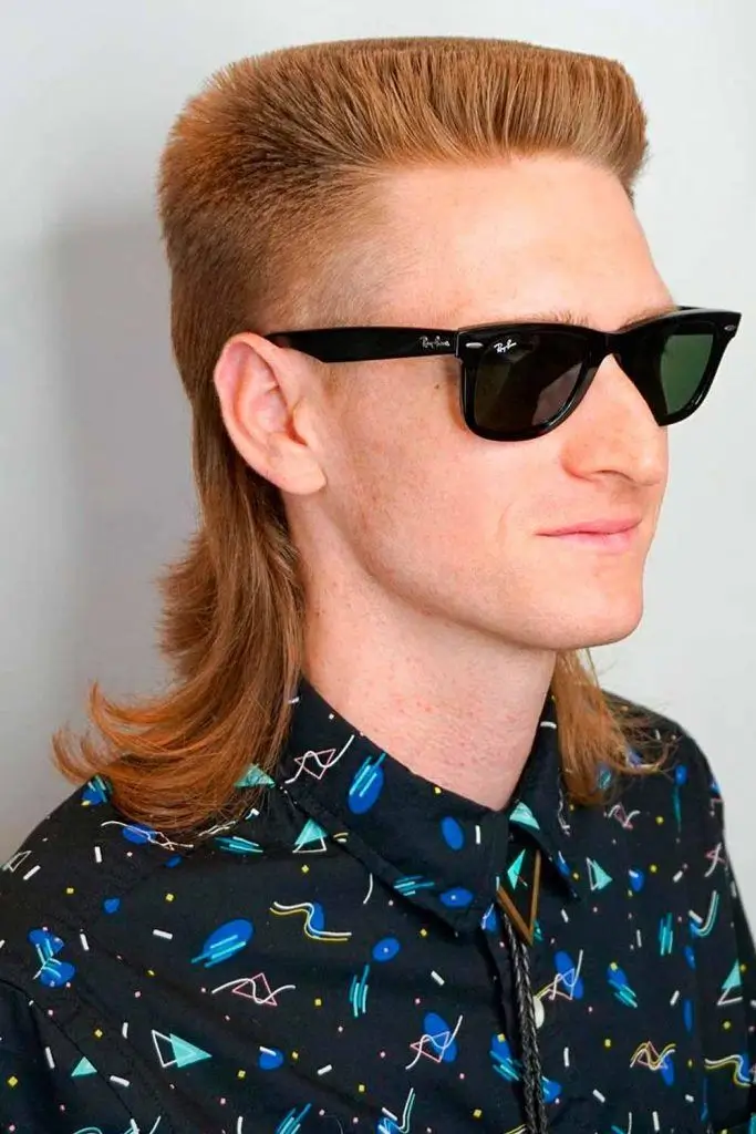 Flat Top Mullet Fade