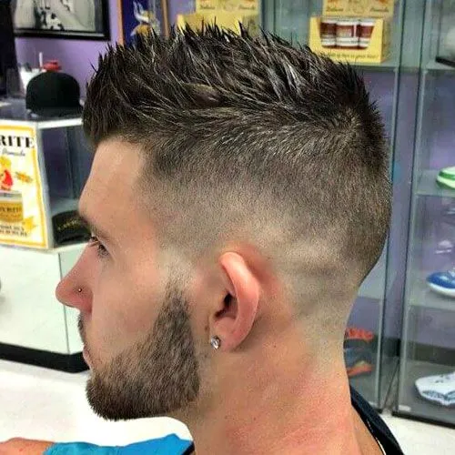 Mid Fade With Spikes On Top