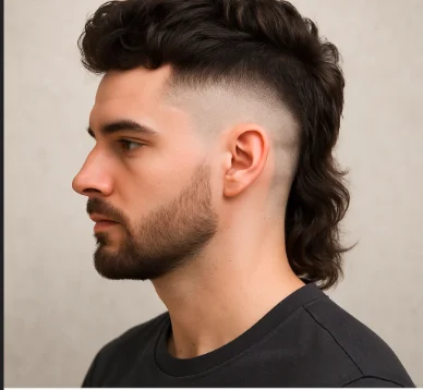 Undercut Mullet Fade 