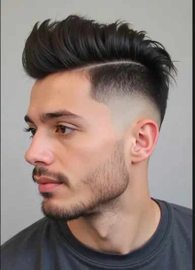 Asymmetrical Mullet Fade 