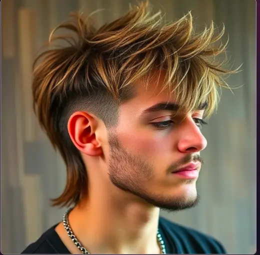 Shag Mullet Fade 