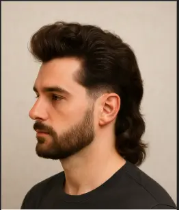 Vintage Mullet Fade