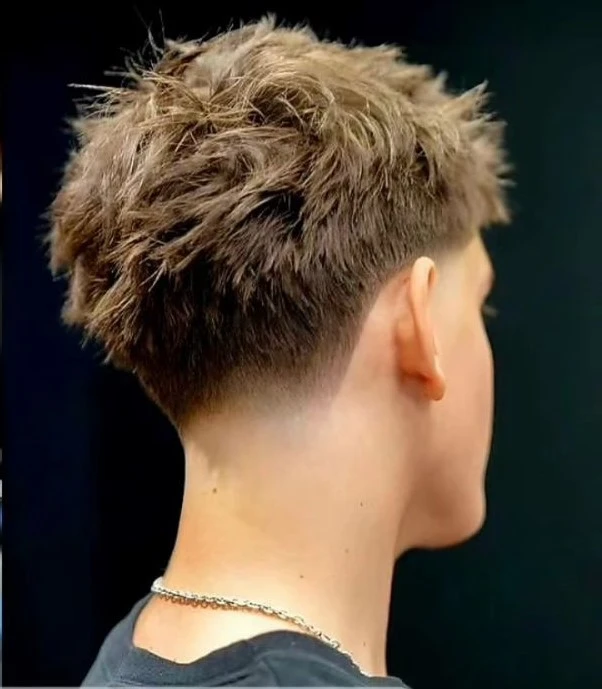 Tapered Mullet Fade