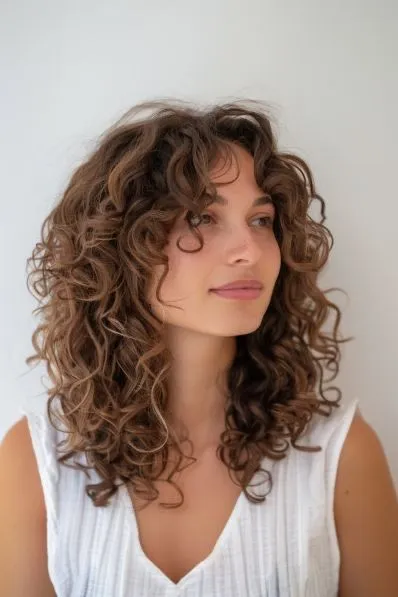 Butterfly Cut For Curly Hair