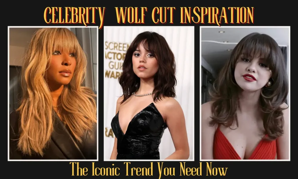 Celebrity wolf cut