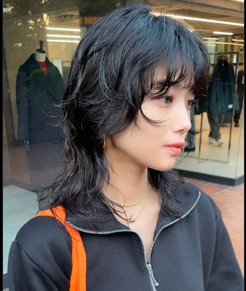 Korean Perm Wolf Cut