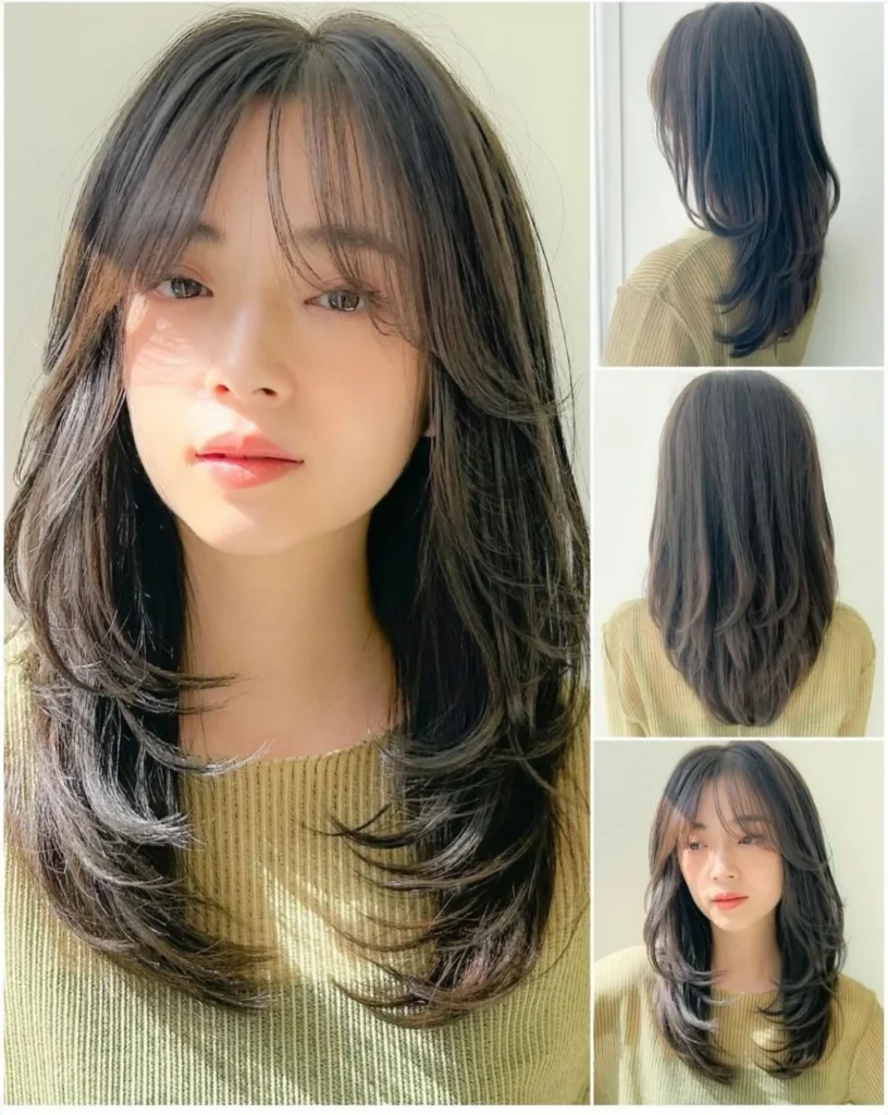 Korean wolf cut