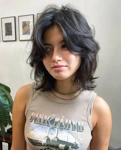 Shaggy Wolf Cut For Short Hair