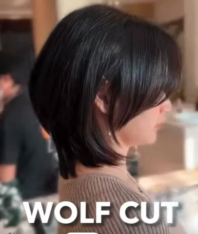 wolf cut