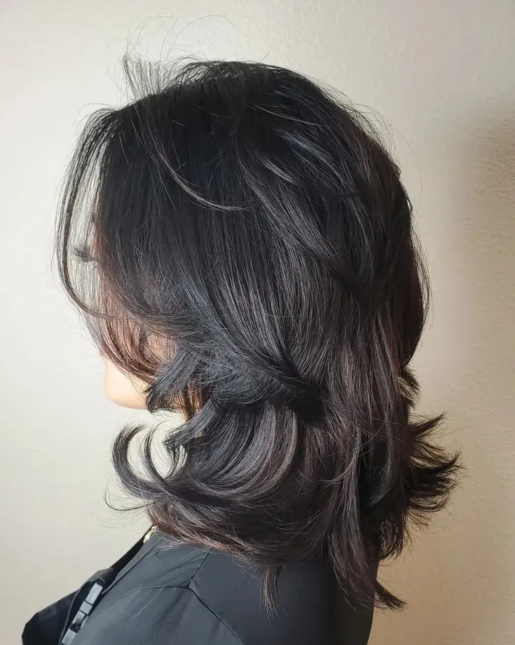 Shoulder-Length Wolf Cut
