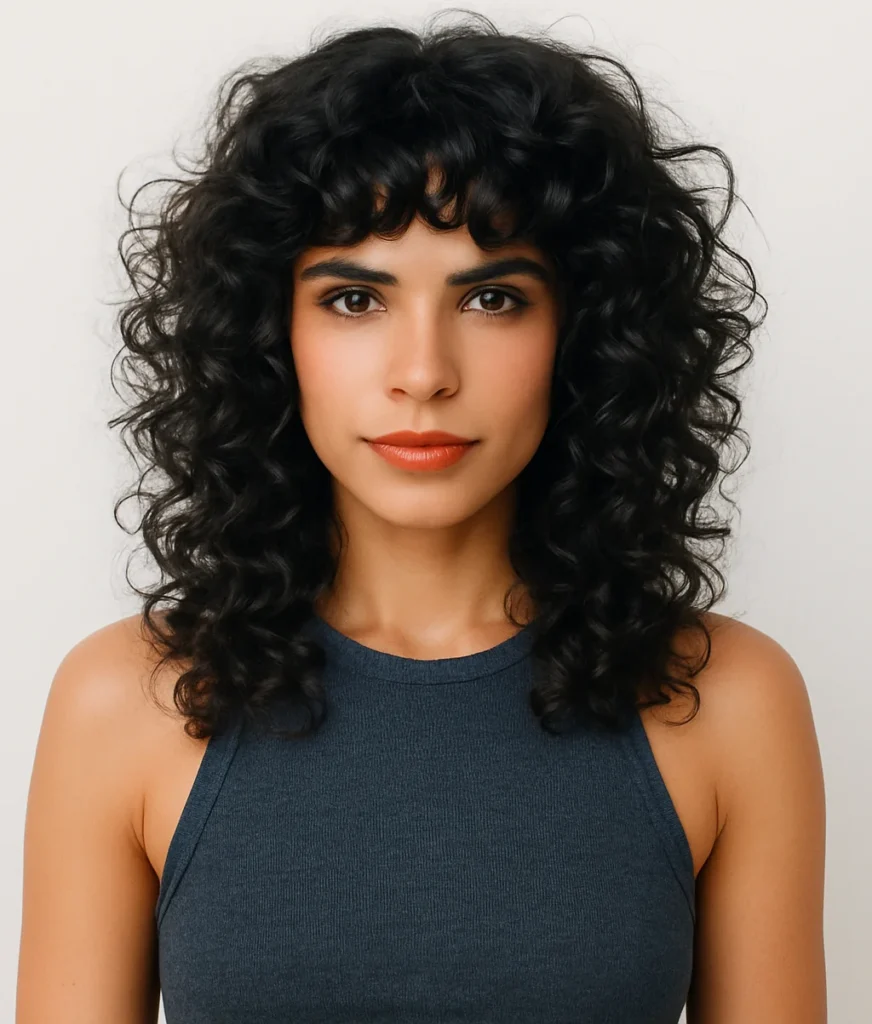 Wolf Cut For Curly Hair